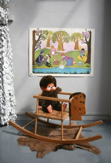 Cheval en bois Madame La Broc