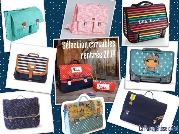 Sélection de cartables originaux  de créateurs 