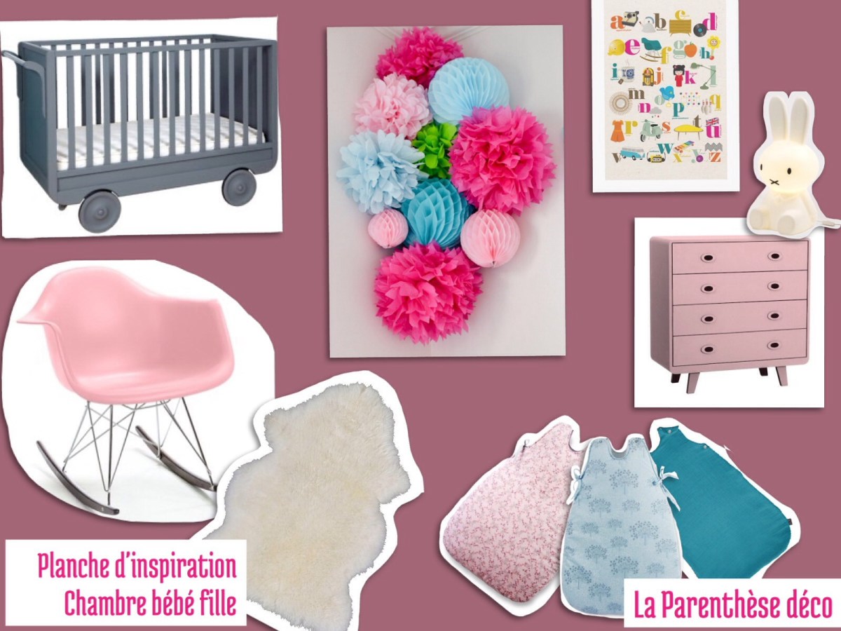 Inspiration décoration mobilier chambre de bébé pastel petite fille
