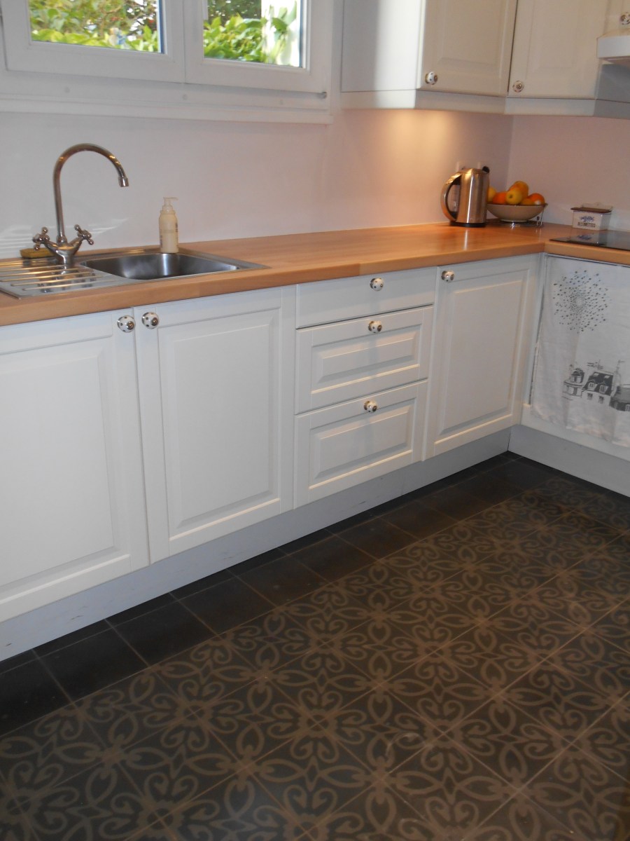 cuisine moifs anciens en carreaux ciment