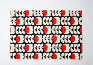 Orla Kiely - Torchon imprimé bicolore - 7e