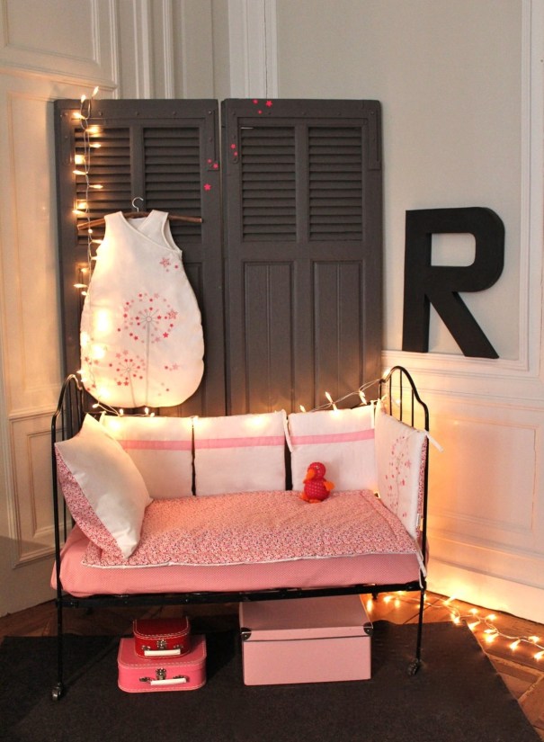 DIY lit ancien en fer forgé bébé