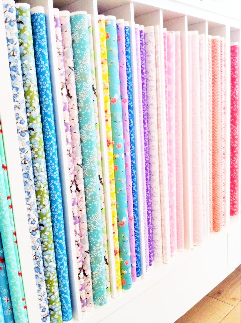 Papier japonais vu sur La Parenthèse déco