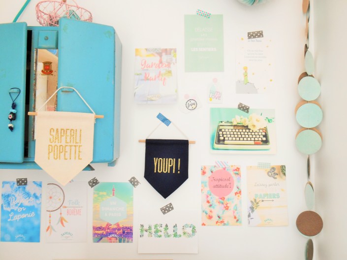 Bureau Saperlipapier mur d'inspiration (2)